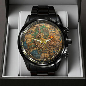 The Lord of the Rings 25th Anniversary Black Stainless Steel Watch - TANTN20367