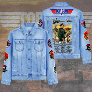 Top Gun 40th Anniversary 2D Denim Jacket - TANTN19914