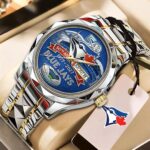 Toronto Blue Jays 50th Anniversary Alloy Luxury Quartz Watch – HOATT15850