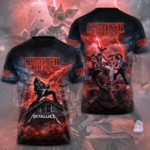 Metallica x Stranger Things 3D Apparel - TMTHU3066