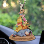Winnie-the-Pooh 100th Anniversary Custom shape 2-sided Acrylic Car Ornament – TMTHU3092