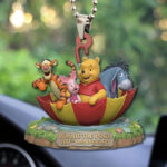 Winnie-the-Pooh 100th Anniversary Custom shape 2-sided Acrylic Car Ornament – TMTHU3096