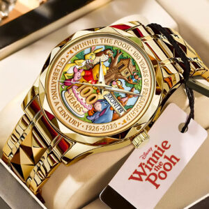 Winnie-the-Pooh 100th Anniversary Alloy Luxury Quartz Watch - HOATT15588