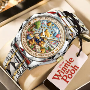 Winnie-the-Pooh 100th Anniversary Alloy Luxury Quartz Watch - MAITM14390