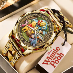Winnie-the-Pooh 100th Anniversary Alloy Luxury Quartz Watch - MAITM14578