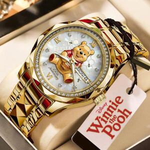 Winnie-the-Pooh 100th Anniversary Alloy Luxury Quartz Watch - MAITM14667