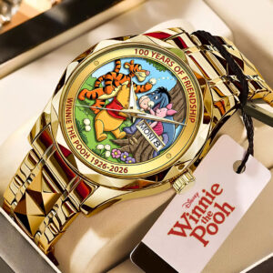 Winnie-the-Pooh 100th Anniversary Alloy Luxury Quartz Watch - HOATT15509