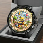 Winnie-the-Pooh 100th Anniversary Black Stainless Steel Watch – HOATT15694