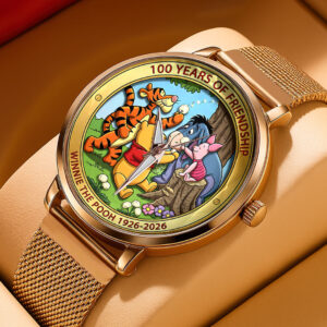 Winnie-the-Pooh 100th Anniversary Mesh Strap Quartz Watch - HOATT15692