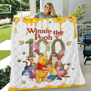 Winnie-the-Pooh 100th Anniversary Quilt Blanket - TMTHU3151