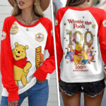 Winnie-the-Pooh 100th Anniversary Round Neck Raglan Sleeve Sweatshirt – TMTHU3203
