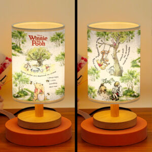 Winnie-the-Pooh 100th Anniversary Wooden Base Fabric Lamp - HOATT15698