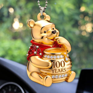 Winnie-the-Pooh 100th Anniversary Custom shape 2-sided Acrylic Car Ornament - HOATT15825