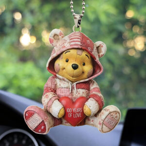 Winnie-the-Pooh 100th Anniversary Custom shape 2-sided Acrylic Car Ornament - TMTHU3098