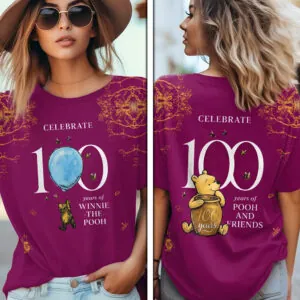 Winnie-the-Pooh 100th Anniversary 3D Apparel - TMTHU3305