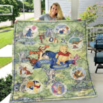 Winnie-the-Pooh 100th Anniversary Quilt Blanket – TMTHU3486