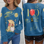 Winnie-the-Pooh 100th Anniversary Round Neck Raglan Sleeve Sweatshirt – HOATT15835
