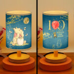 Winnie-the-Pooh 100th Anniversary Wooden Base Fabric Lamp – HOATT16026