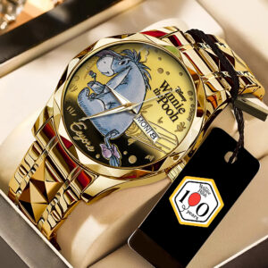 Winnie-the-Pooh x Eeyore 100th Anniversary Alloy Luxury Quartz Watch - TANTN20811