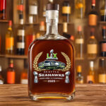 Seattle Seahawks 2025 Super Bowl LX Champions 25oz Empty Whiskey Bottle – TMTHU3931