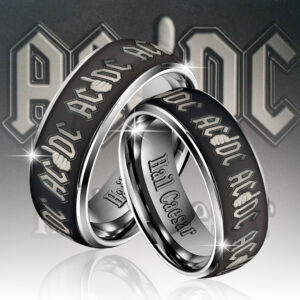 AC/DC Custom Alloy Ring - GNE5068