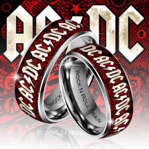 AC/DC Custom Alloy Ring - GNE5083