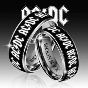 AC/DC Custom Alloy Ring - GNE5052
