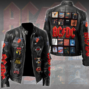 AC/DC Motorcycle Leather Jacket - TMTHU4067