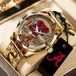 Alabama Crimson Tide Football 100th Anniversary 2026 Alloy Luxury Quartz Watch – TANTN21312