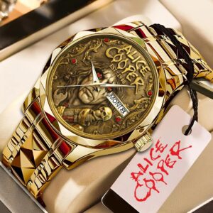 Alice Cooper Alloy Luxury Quartz Watch - GNE4907