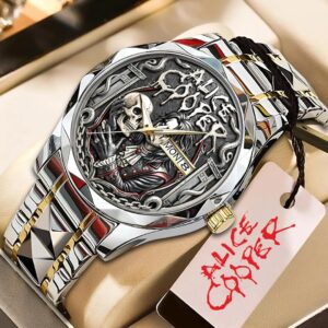 Alice Cooper Alloy Luxury Quartz Watch - GNE4908
