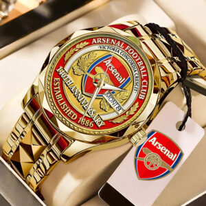 Arsenal FC 140th Anniversary Alloy Luxury Quartz Watch - TMTHU4071