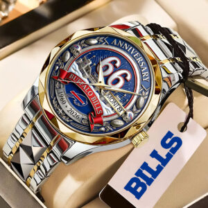 Buffalo Bills 66th Anniversary Alloy Luxury Quartz Watch - MAITM14924