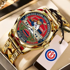 Chicago Cubs 150th Anniversary Alloy Luxury Quartz Watch - MAITM14889