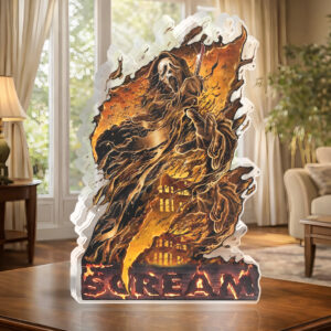 Scream Custom Shape Acrylic Plaque - HOATT16268
