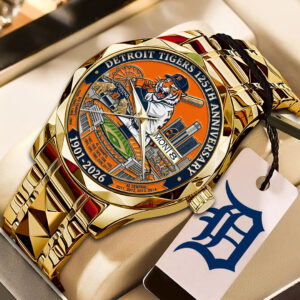 Detroit Tigers 125th Anniversary 2026 Alloy Luxury Quartz Watch - TANTN21228
