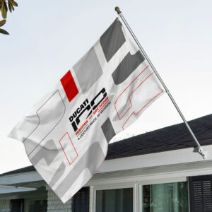 Ducati Lenovo Team 100th Anniversary 2026 3D Double-side House Flag - TANTN20922