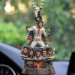 Elvis Presley Custom shape 2-sided Acrylic Car Ornament – TMTHU3752