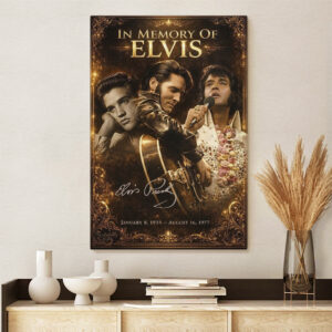 Elvis Presley Rectangle Canvas With Inner Frame - MAITM14719