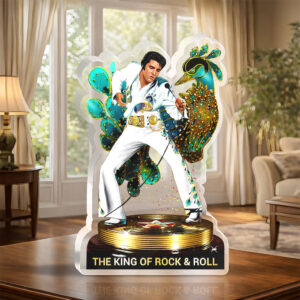 Elvis Presley Custom Shape Acrylic Plaque - HOATT16243