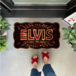 Elvis Presley Custom Shape Doormat – TANTN20819