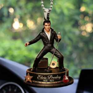 Elvis Presley Custom shape 2-sided Acrylic Car Ornament - MAITM14908