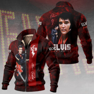 Elvis Presley Thick Knit Fleece Jacket - HOATT16149