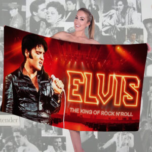 Elvis Presley Rectangle Beach Towel - TMTHU3783