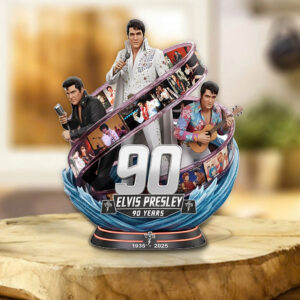 Elvis Presley Custom Shape Acrylic Plaque - TMTHU3748