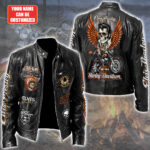Personalized Elvis Presley x Harley Davidson Motorcycle Leather Jacket – GNE4949