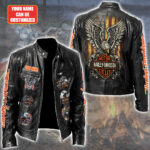 Personalized Harley Davidson Motorcycle Leather Jacket – GNE4947