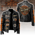 Harley Davidson Motorcycle Leather Jacket – TANTN21189