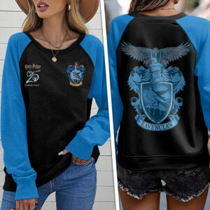 Harry Potter 25th Anniversary Round Neck Raglan Sleeve Sweatshirt – GNE4964