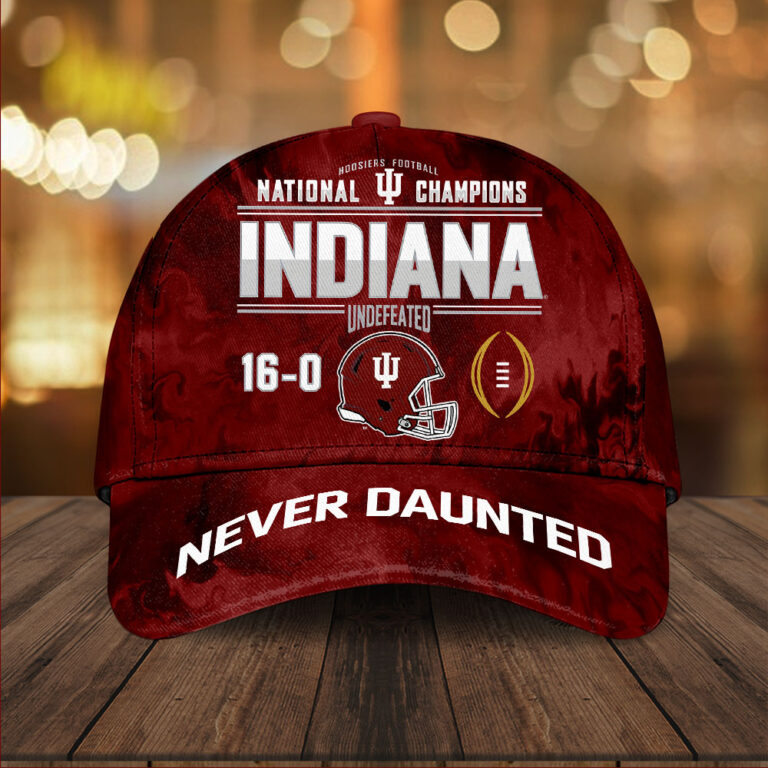Indiana Hoosiers Football 2025 National Champions 3D Apparel ...
